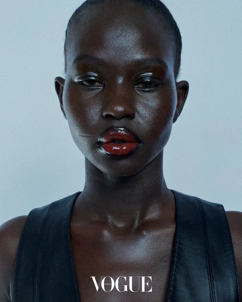 Aweng Chuol Covers Vogue Thailand February 2022 Beauty Issue
